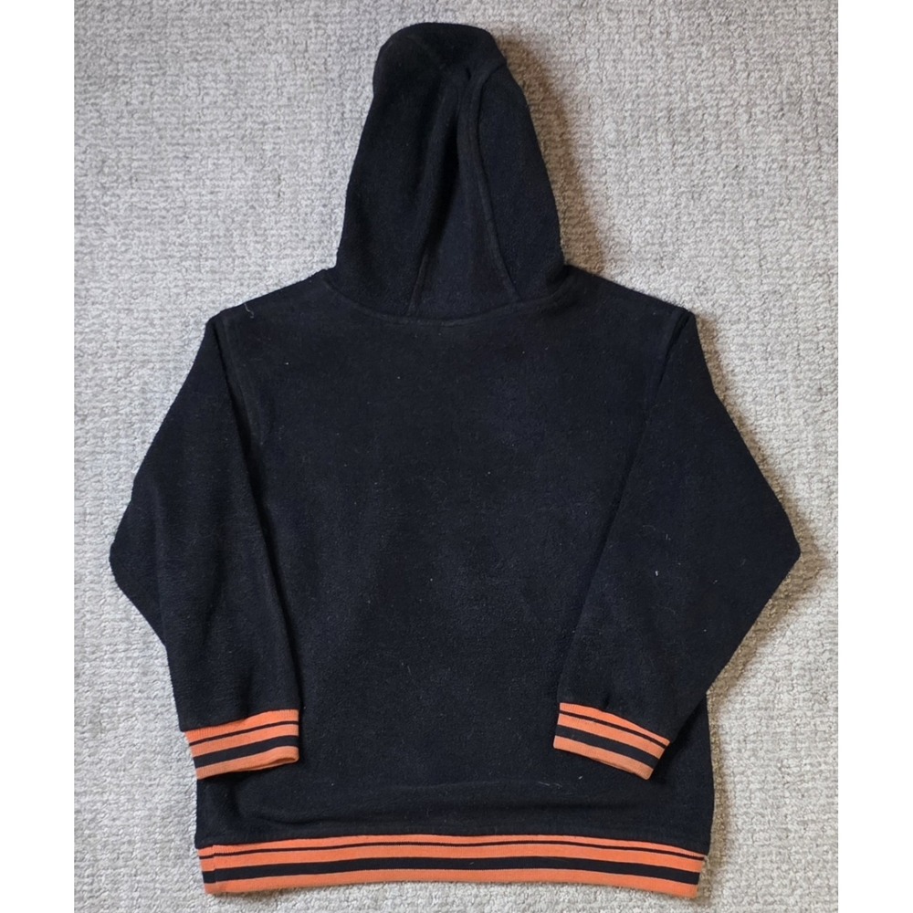 Harley Davidson Fleece Hoodie Sweatshirt Youth 6 Embroidered Logo Black - Picture 3 of 3